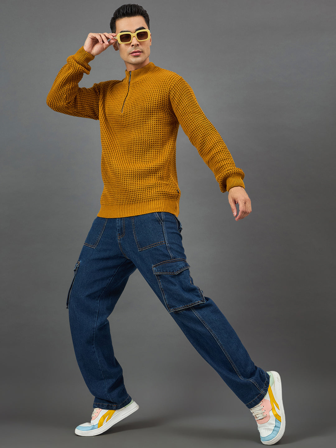 Mustard Ribbed Sweater