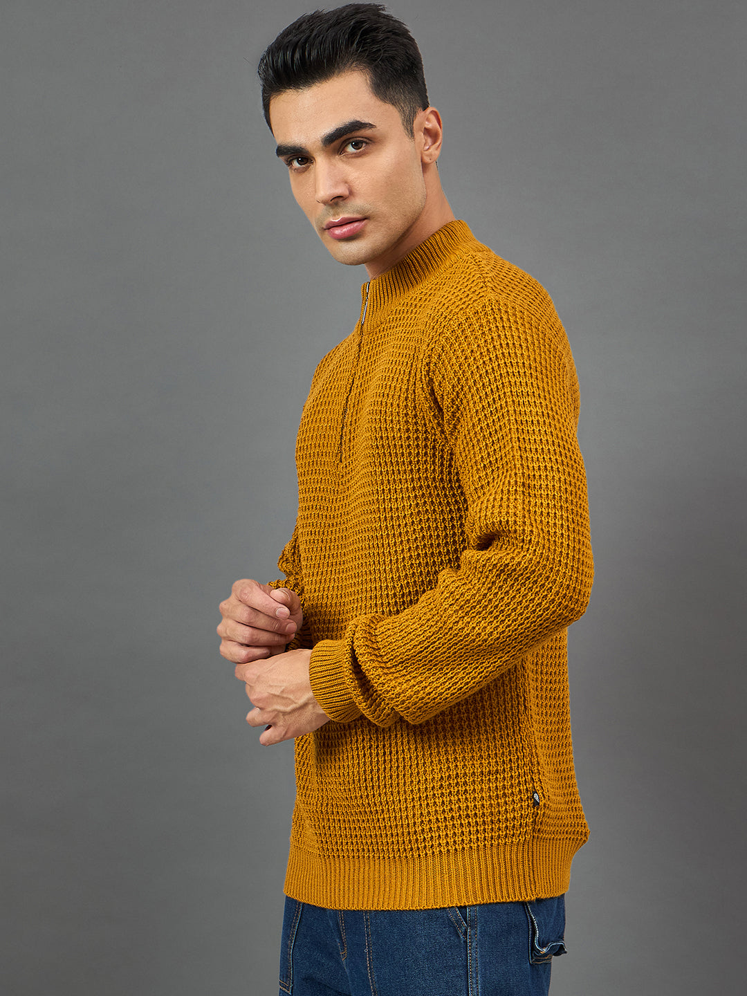 Mustard Ribbed Sweater