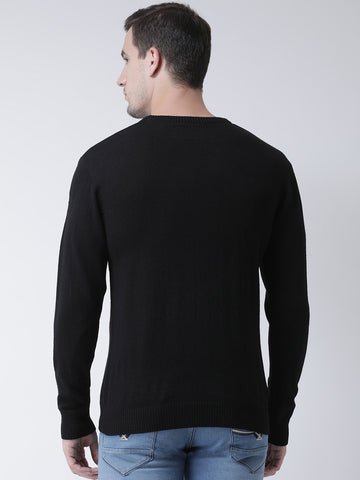 Black Solid Sweater