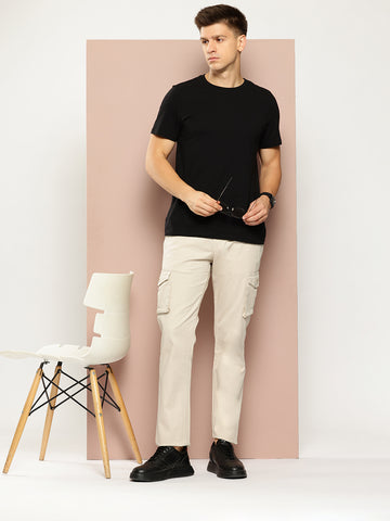 Ecro Melange  Cargo Pant