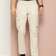 Ecro Melange  Cargo Pant