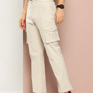 Ecro Melange  Cargo Pant
