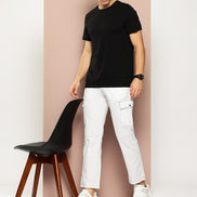 White  Cargo Pant
