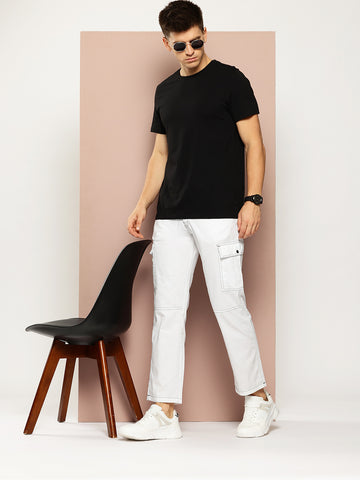 White  Cargo Pant