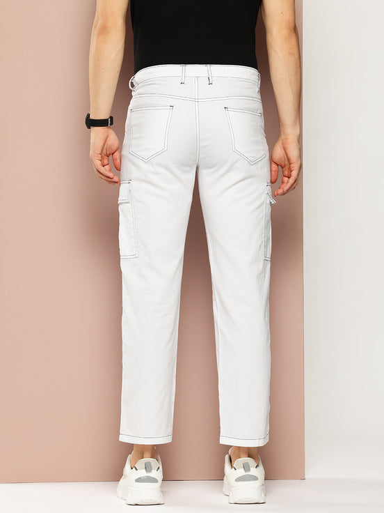 White  Cargo Pant