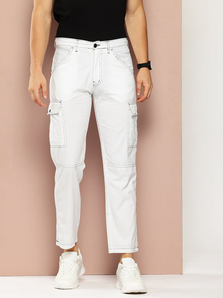 White  Cargo Pant