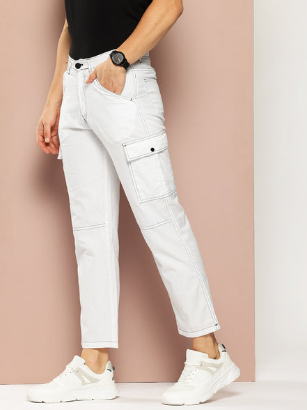 White  Cargo Pant