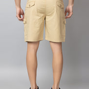 Fawn Solid Cargo Short