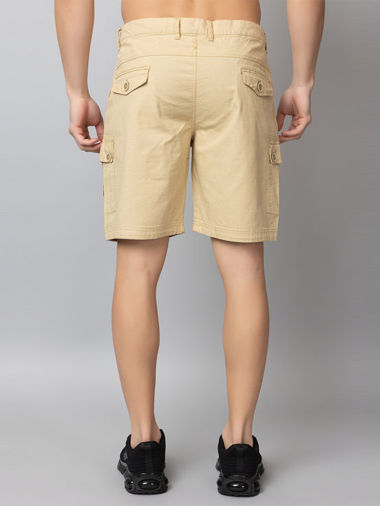 Fawn Solid Cargo Short