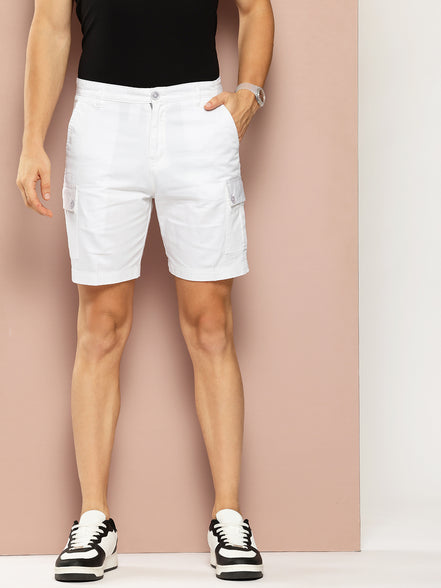 White  Cargo Short