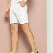 White  Cargo Short