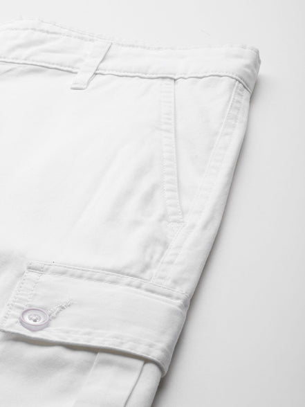 White  Cargo Short