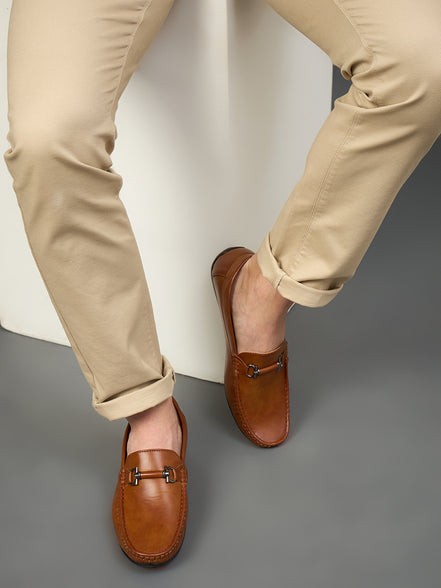 Tan Solid Shoes