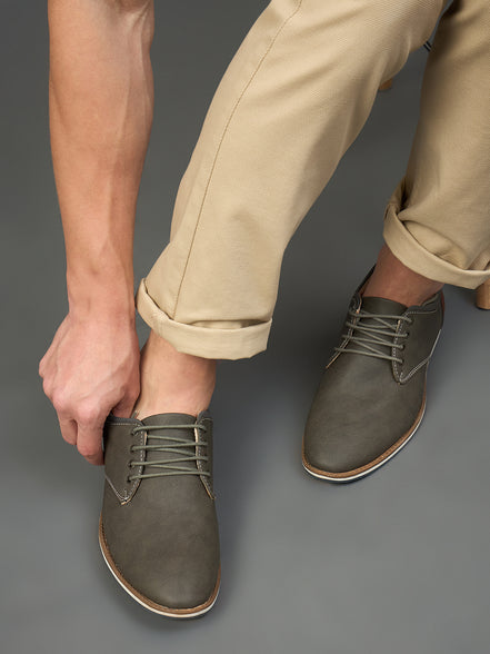 Olive Solid Shoes