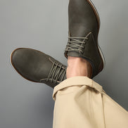 Olive Solid Shoes