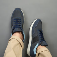Navy Solid Shoes