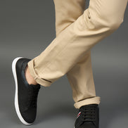 Black Solid Shoes