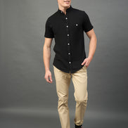 Black Solid Shoes