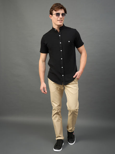 Black Solid Shoes
