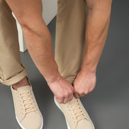 Beige Solid Shoes