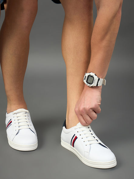 White Solid Shoes