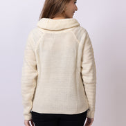 Off White Solid Sweater