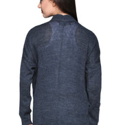 Club York Blue Open Front Shrug