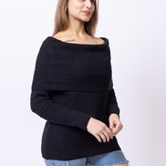 Black Solid Sweater