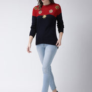 Navy Blue Plus active Sweater