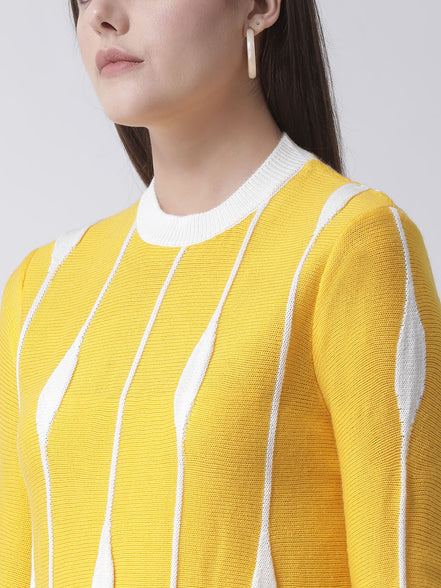 Yellow Plus active Sweater