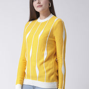 Yellow Round Neck Sweater