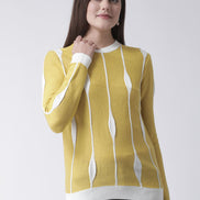 Mustard Round Neck Sweater