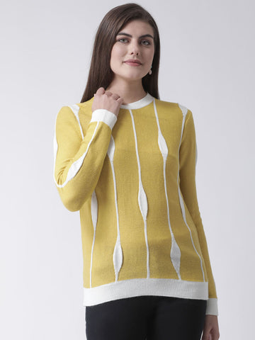 Mustard Round Neck Sweater