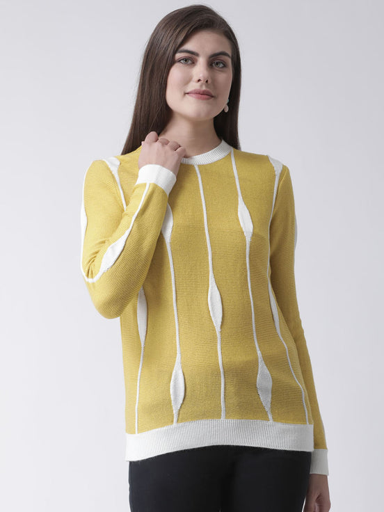 Mustard Round Neck Sweater