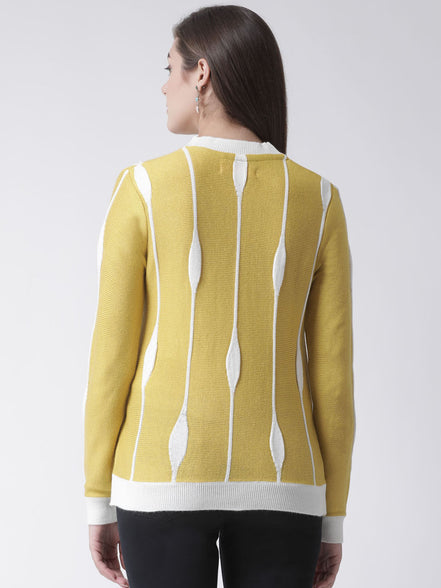 Mustard Round Neck Sweater