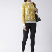 Mustard Round Neck Sweater