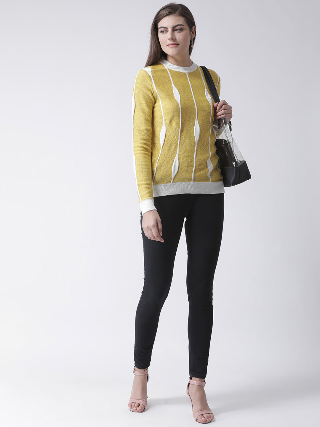 Mustard Round Neck Sweater