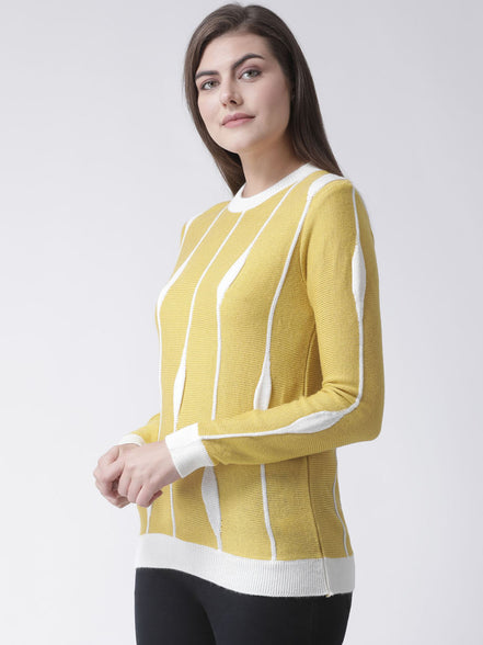 Mustard Round Neck Sweater