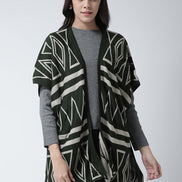 Green Open Front Shrug