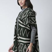 Green Open Front Shrug