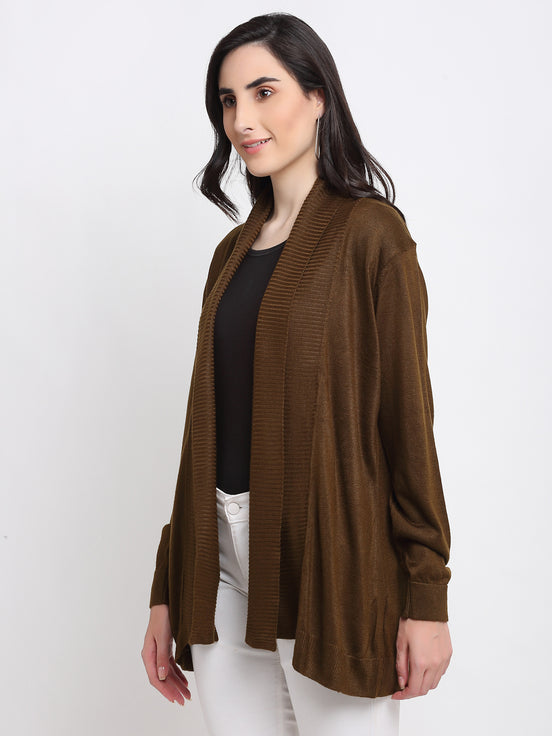 Brown Plus active Shrug