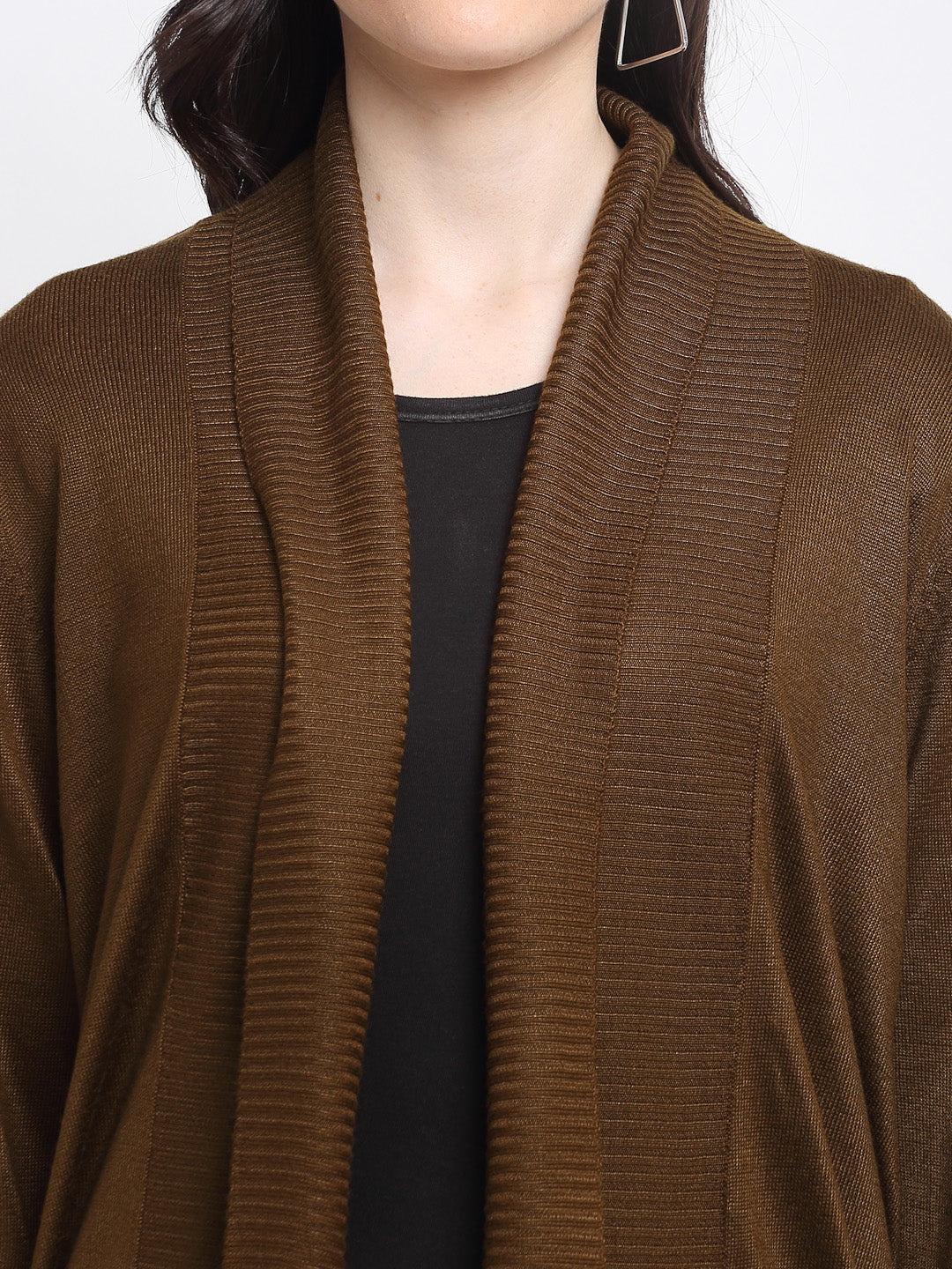 Brown Plus active Shrug