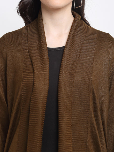 Brown Plus active Shrug