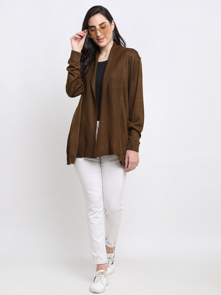 Brown Plus active Shrug