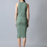 Green Round Neck Co Ord Set
