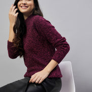 Red Round Neck Sweater