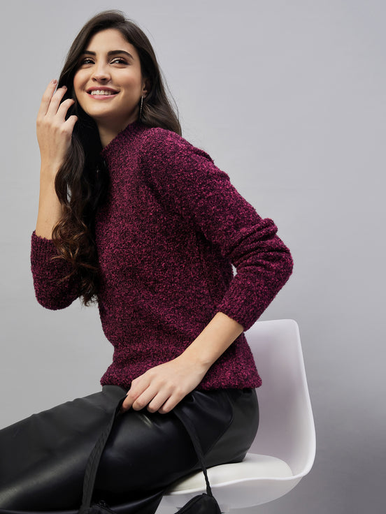 Red Round Neck Sweater