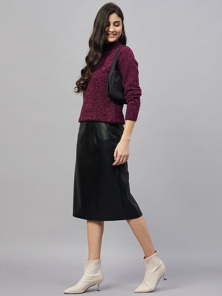 Red Round Neck Sweater
