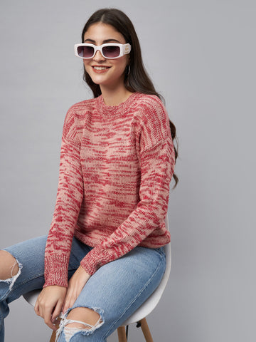 Red Round Neck Sweater