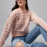 Pink Round Neck Sweater